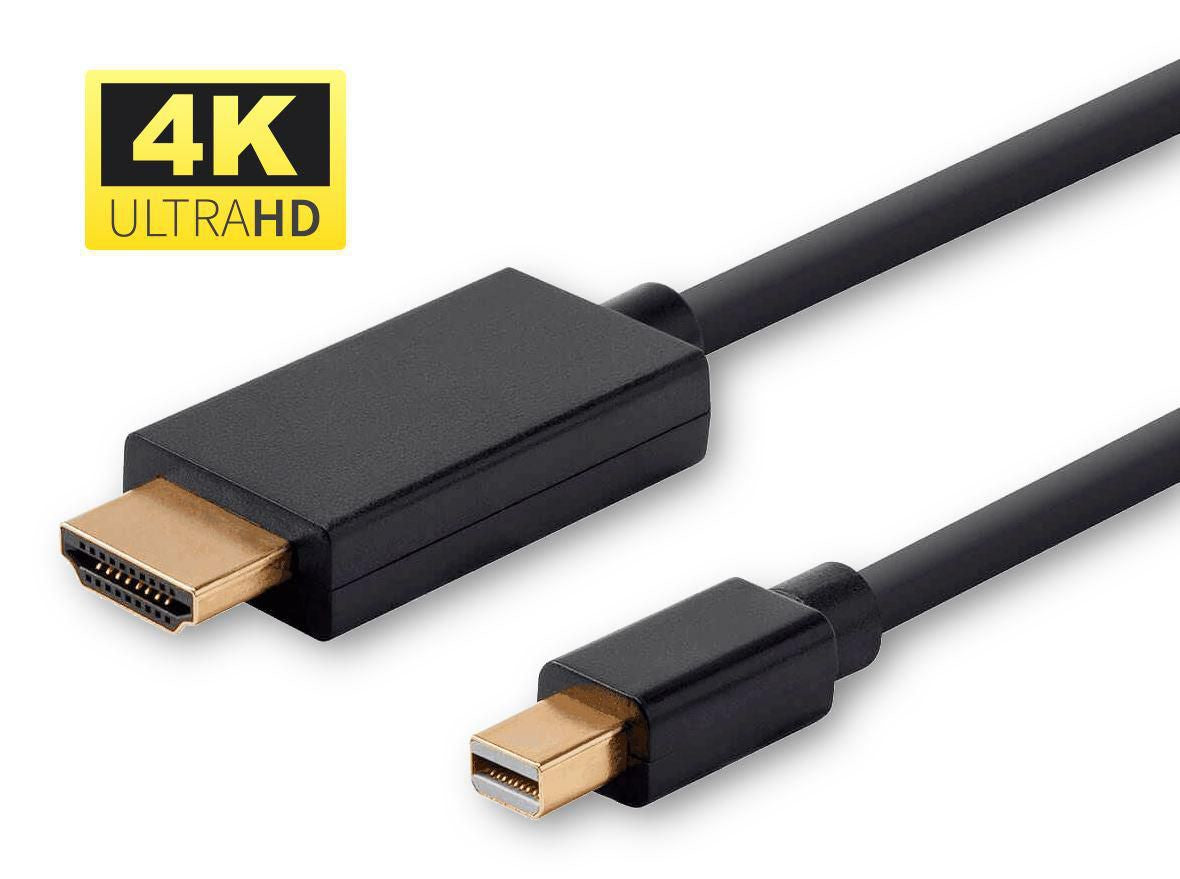 Microconnect MDPHDMI3B-4K video cable adapter 3 m Mini DisplayPort HDMI Type A