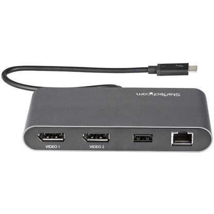 StarTech.com Dual-Monitor Mini Thunderbolt 3 Docking Station