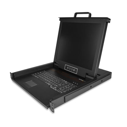 StarTech.com Rackmount KVM Console - Single Port VGA KVM with 17" LCD Monitor for