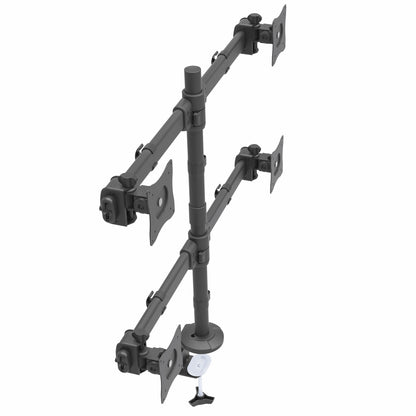 StarTech.com Desk Mount Quad Monitor Arm - Ergonomic VESA 4 Monitor Mount 2x2 up to
