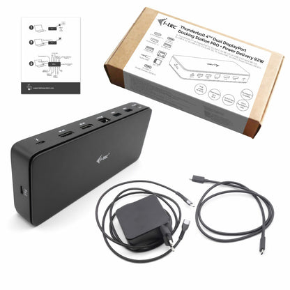 i-tec PRO + Power Thunderbolt 4 Docking Station 92W