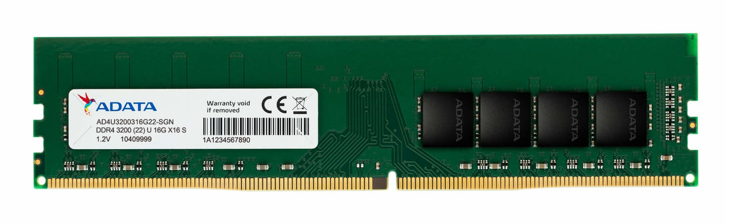 ADATA 16GB (1x16GB) DDR4 3200MT/s CL22 Desktop RAM