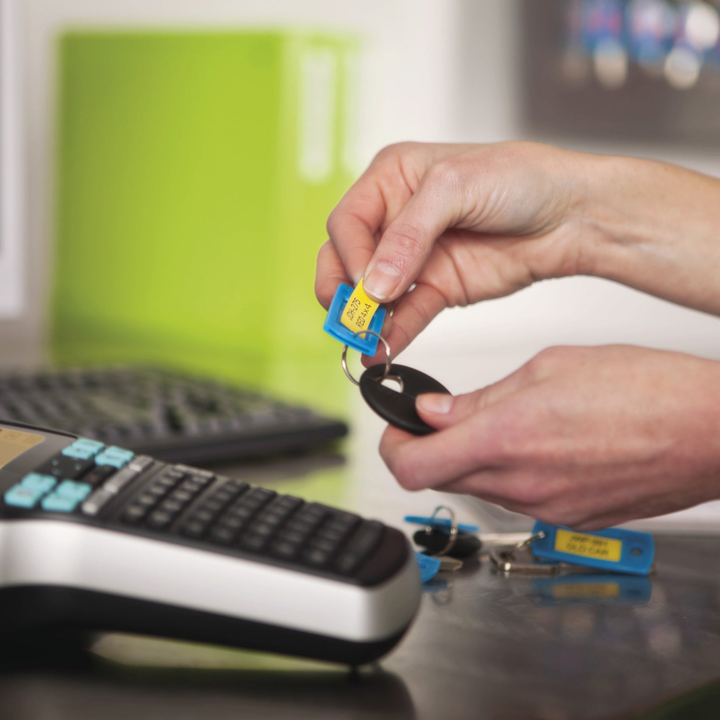 DYMO LabelManager 420P High Performance Rechargeable Portable Label Maker Kit | ABC Label Printer