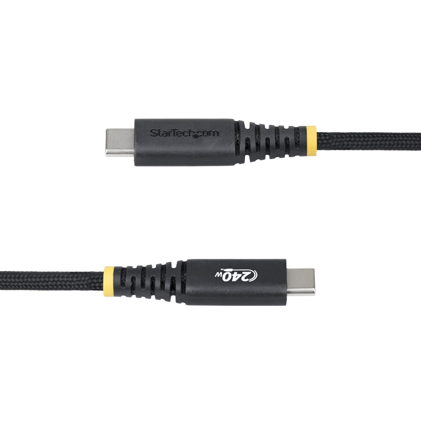 StarTech.com 6ft (2m) USB-C Charging Cable, Durable and Ultra-Flexible, 240W (5A) PD
