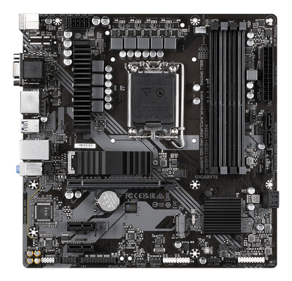 Gigabyte B760M DS3H DDR4 Motherboard - Supports Intel Core 14th Gen CPUs, 6+2+1