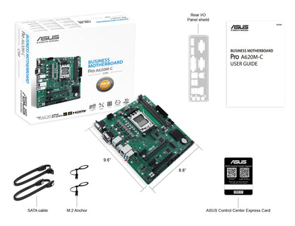 ASUS PRO A620M-C-CSM AMD A620 Socket AM5 micro ATX Motherboard