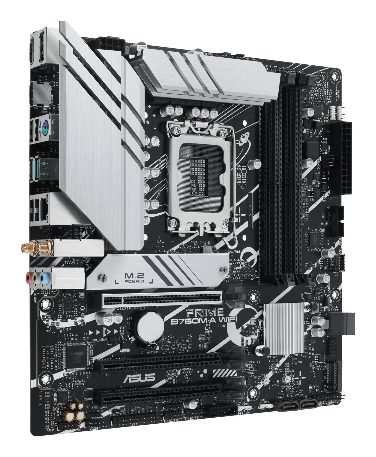 ASUS PRIME B760M-A WIFI Intel B760 LGA 1700 micro ATX Motherboard