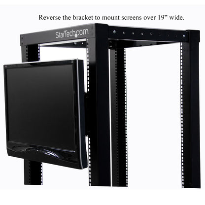 StarTech.com 4U Universal VESA LCD Monitor Mounting Bracket for 19-inch Rack or