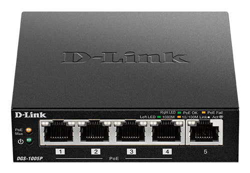D-Link DGS-1005P/E network switch PoE