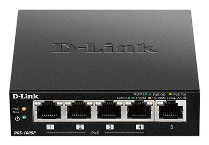D-Link DGS-1005P/E network switch PoE