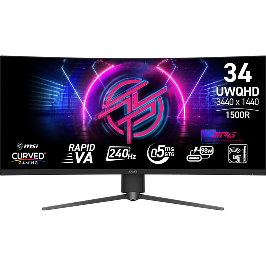 MSI MPG 346CQRF X24 34" UWQHD VA 240Hz Curved Monitor