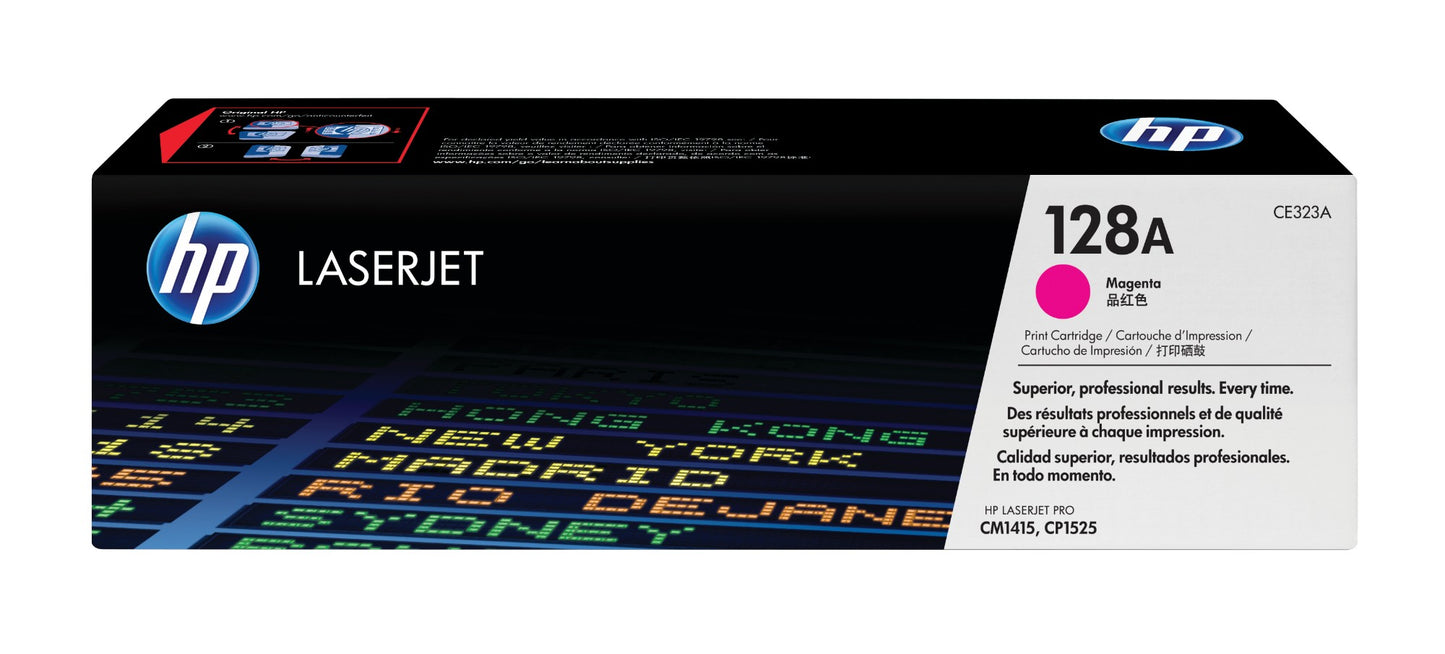 HP CE323A/128A Magenta Toner Cartridge (1.3K pages, HP LJ Pro CP 1525)