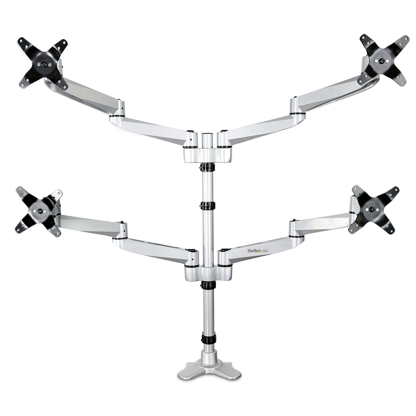 StarTech.com Desk Mount Quad Monitor Arm – Premium Articulating VESA 4 Monitor Mount