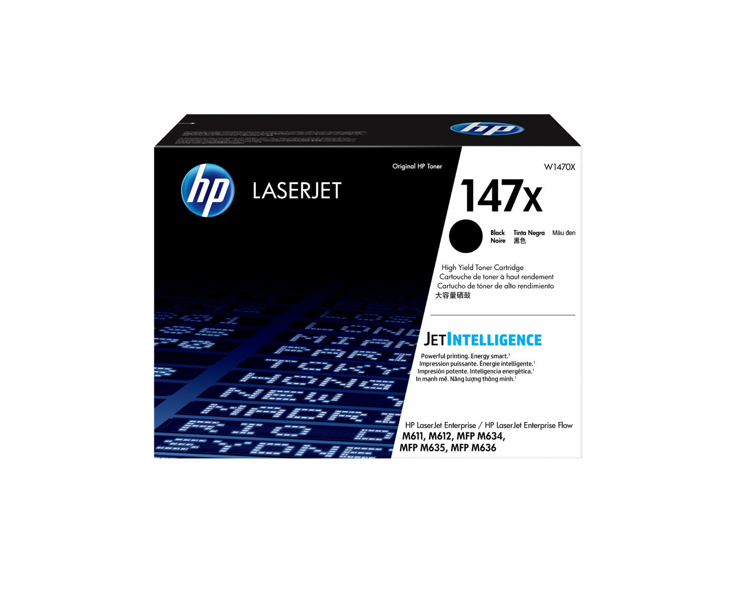 HP W1470X/147X Toner Cartridge (25.2K pages, HP LaserJet M 611)