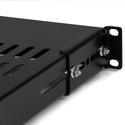 StarTech.com 1U Adjustable Vented Server Rack Mount Shelf - 175lbs - 19.5 to 38in