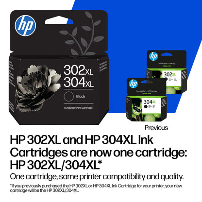 HP B7RT9AE/302XL/304XL Black Ink Cartridge (300 pages)