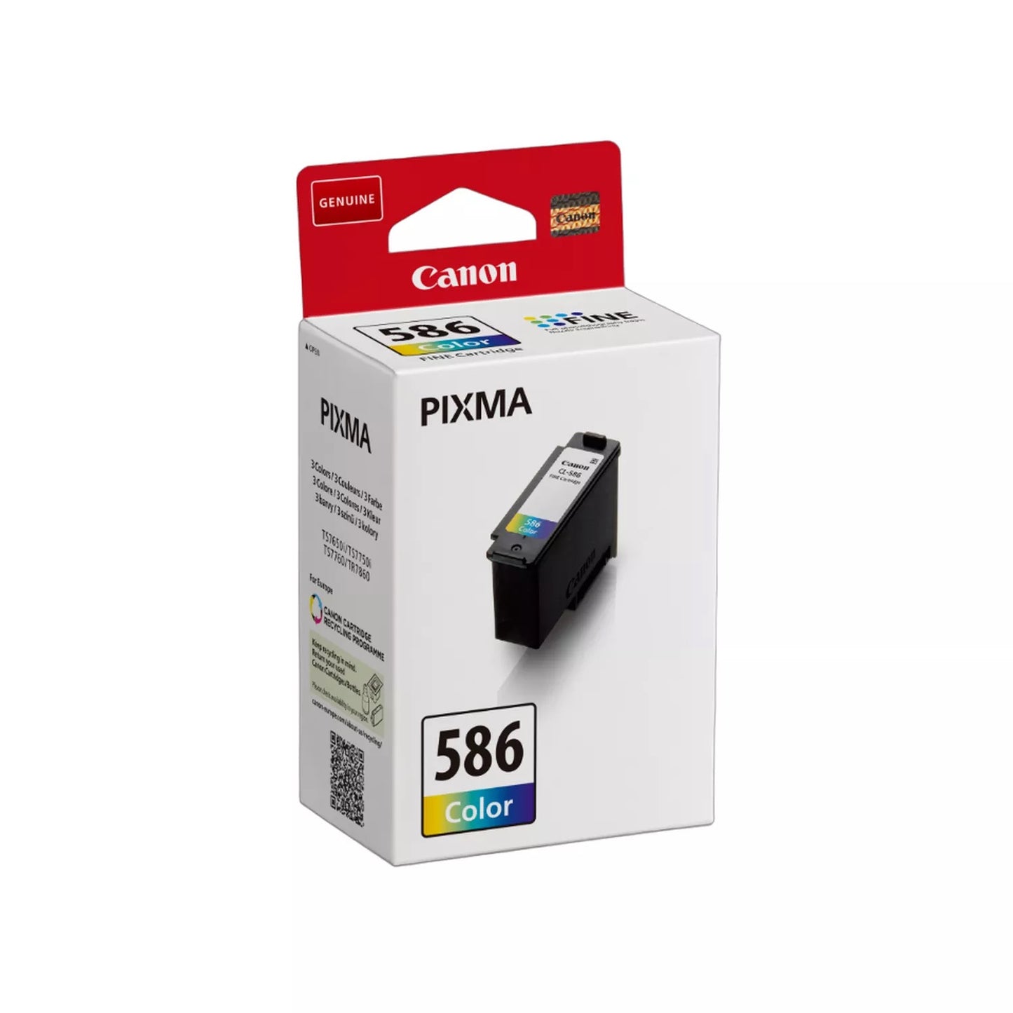 Canon 6227C001/CL-586 Color Ink Cartridge (180 pages)