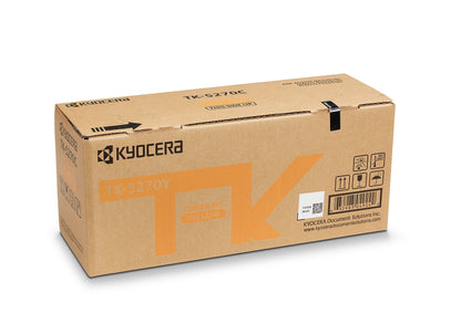 KYOCERA 1T02TVANL0/TK-5270Y Yellow Toner Cartridge (6K pages, Kyocera P 6230)