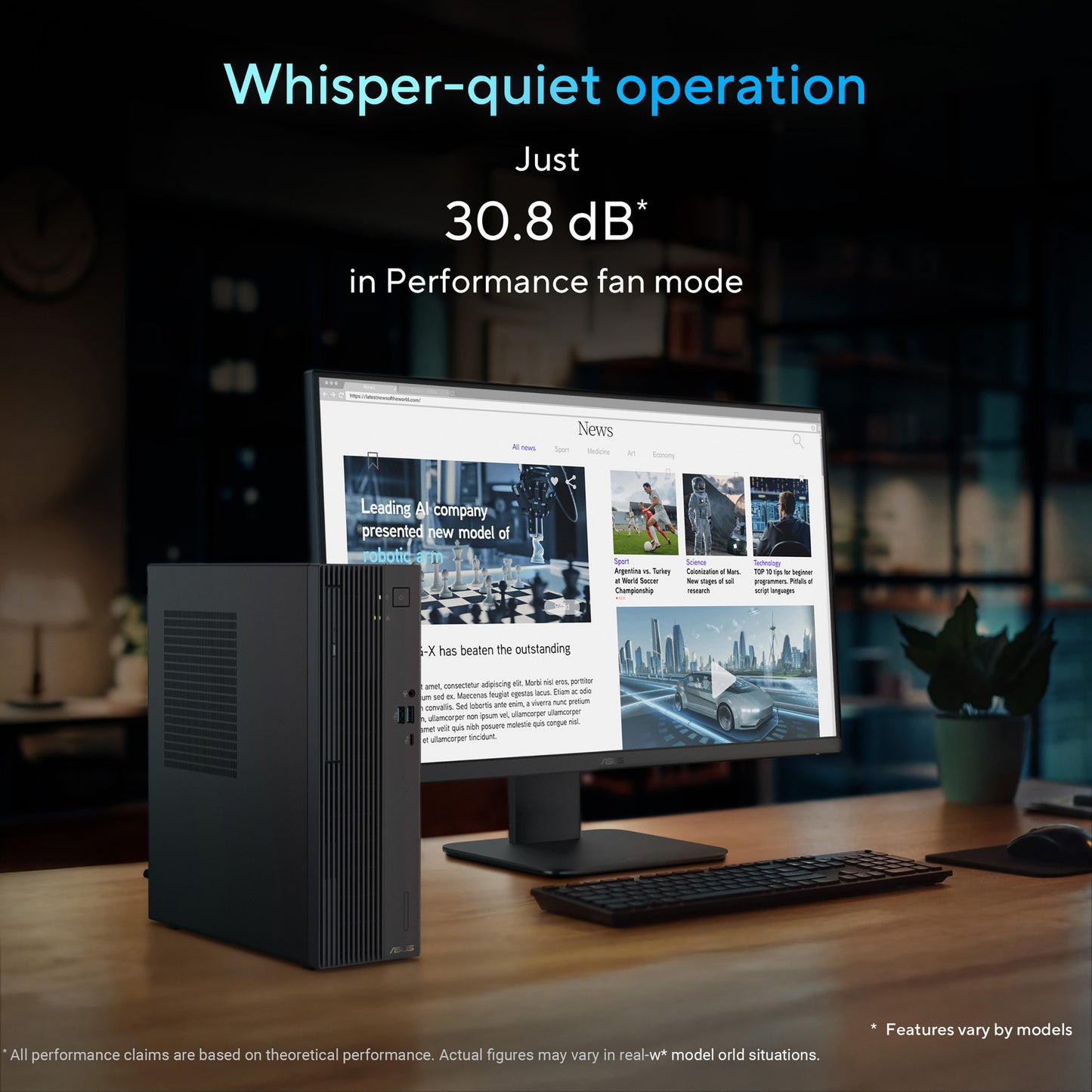 ASUS ExpertCenter P500 Core 7 240H 16GB 512GB SSD SFF Desktop PC