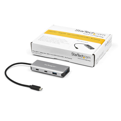 StarTech.com 4 Port USB C Hub w/ 2x USB A & 2x USB C - SuperSpeed 10Gbps USB Type-C