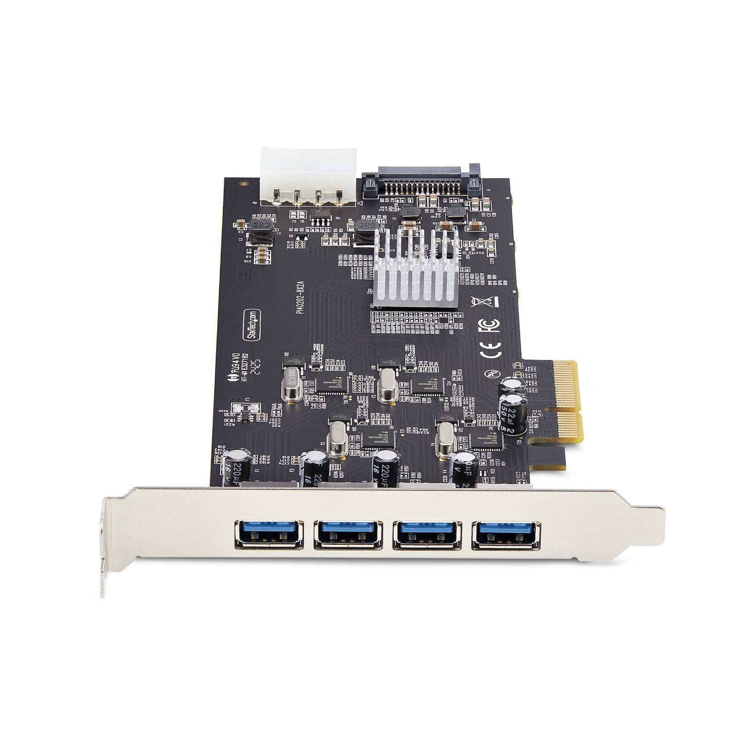 StarTech.com 4-Port USB PCIe Card, USB 3.2 5Gbps, PCI Express Expansion Card with 4x Hub