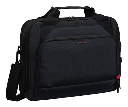 Targus EcoSmart 35.6 cm (14") Briefcase Black, Red Laptop Bag