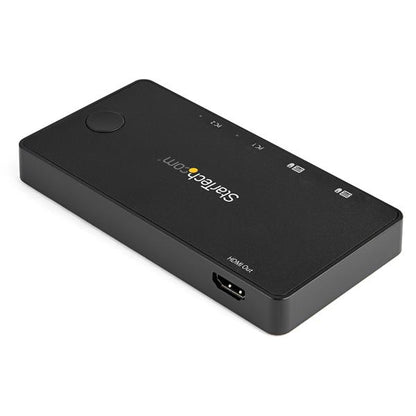 StarTech.com 2 Port USB C KVM Switch - 4K 60Hz HDMI - Compact Dual Port UHD USB Type