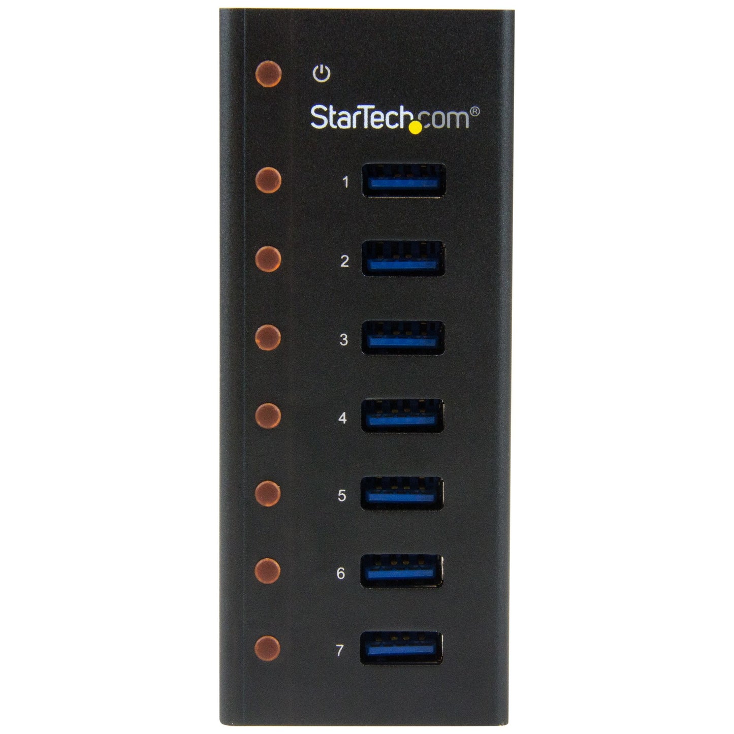 StarTech.com 7-Port USB 3.0 Hub (5Gbps) - Desktop or Wall-Mountable Metal Enclosure