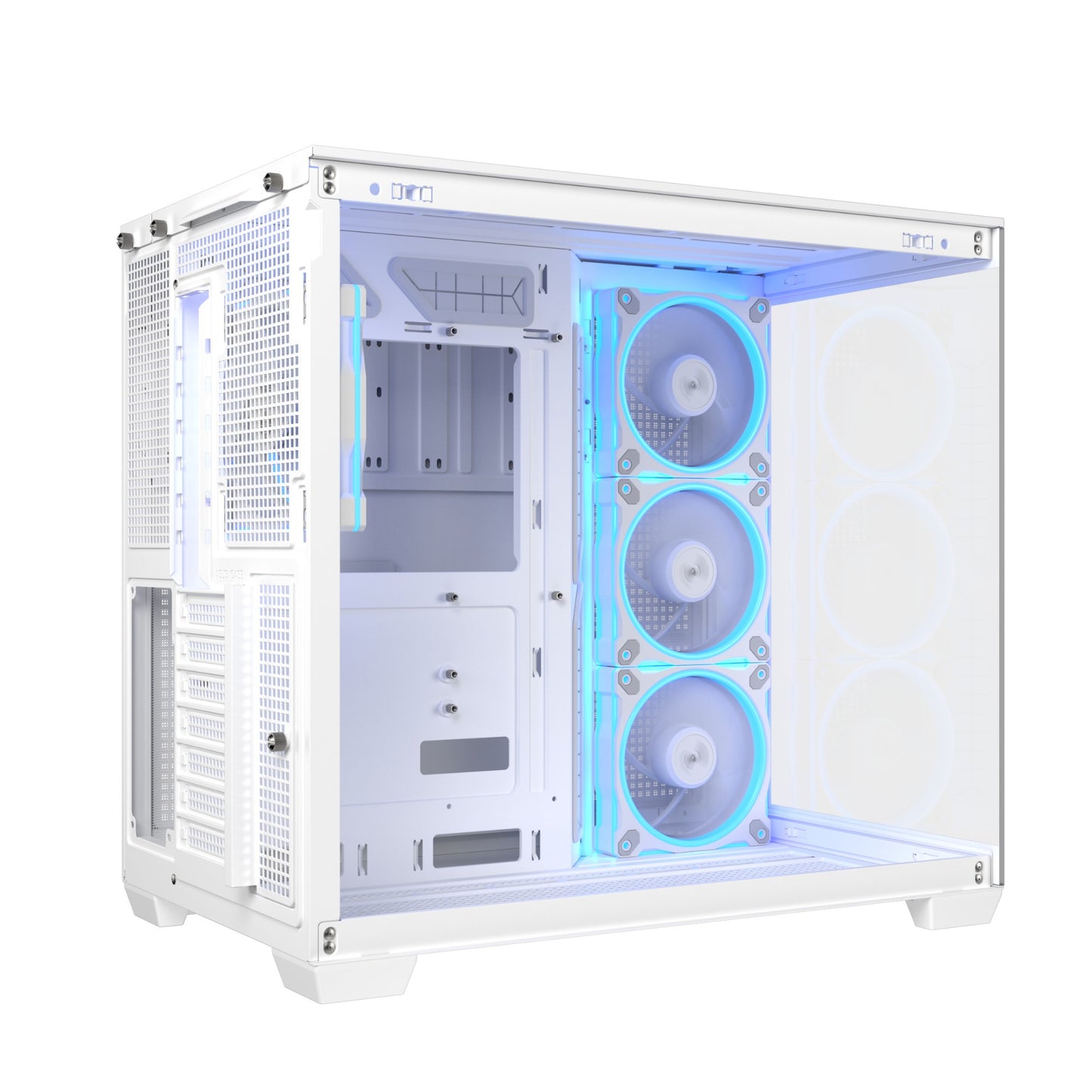 ASUS A32 Plus TG ARGB White Midi Tower PC Case