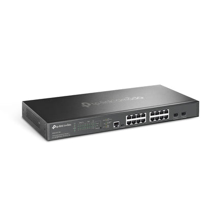 TP-LINK Omada 16-Port 2.5G and 2-Port 10GE SFP+ L2+ Switch PoE
