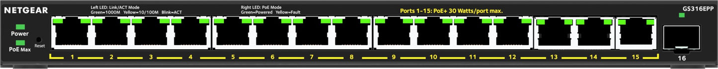 Netgear GS316EPP Switch PoE