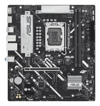 ASUS PRIME B860M-K Intel B860 LGA 1851 (Socket V1) micro ATX Motherboard