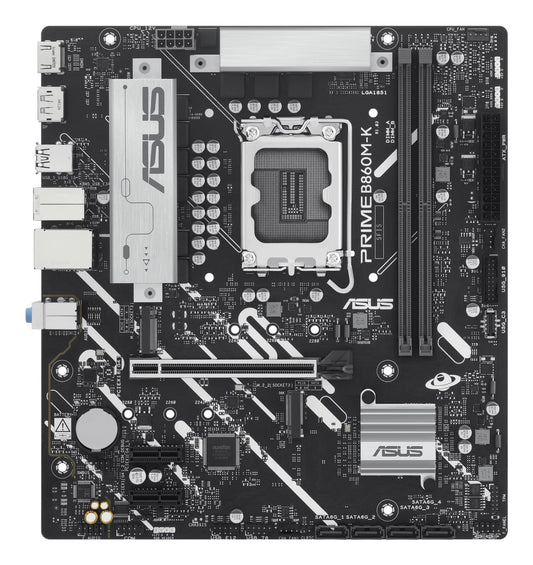 ASUS PRIME B860M-K Intel B860 LGA 1851 (Socket V1) micro ATX Motherboard