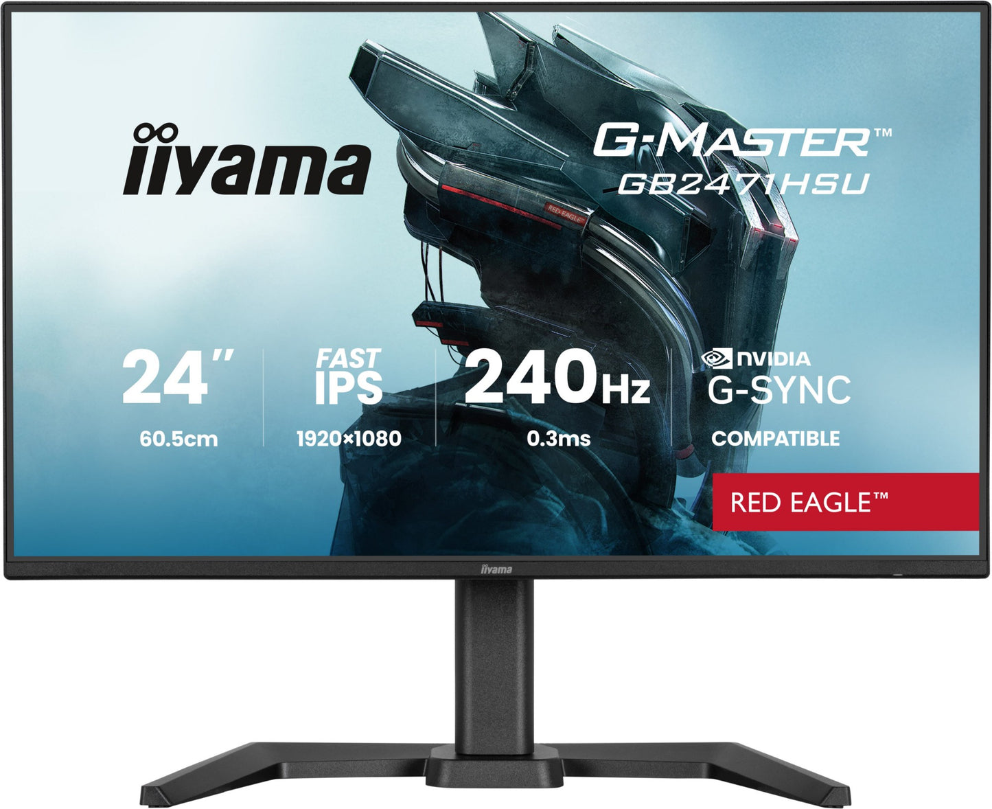 iiyama G-MASTER GB2471HSU-B1 23.8" Full HD IPS 240Hz Monitor