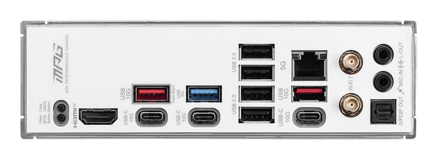 MSI MPG B850 EDGE TI WIFI motherboard AMD B850 Socket AM5 ATX