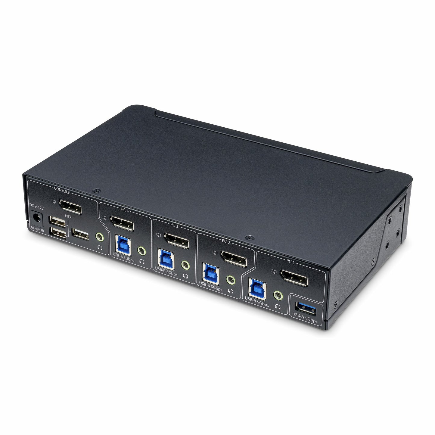 StarTech.com 4-Port DisplayPort KVM Switch, Single 4K 60Hz Monitor, 6x USB Ports