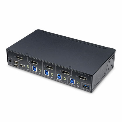 StarTech.com 4-Port DisplayPort KVM Switch, Single 4K 60Hz Monitor, 6x USB Ports