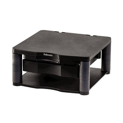 Fellowes Computer Monitor Stand with 3 Height Adjustments - Premium Monitor Riser Mount (9169501)