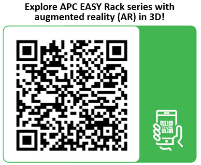 APC Easy Rack, 42U, Black, With Roof, Castors, Feet, 4 Brackets, and Side Panels, No (ER6222)