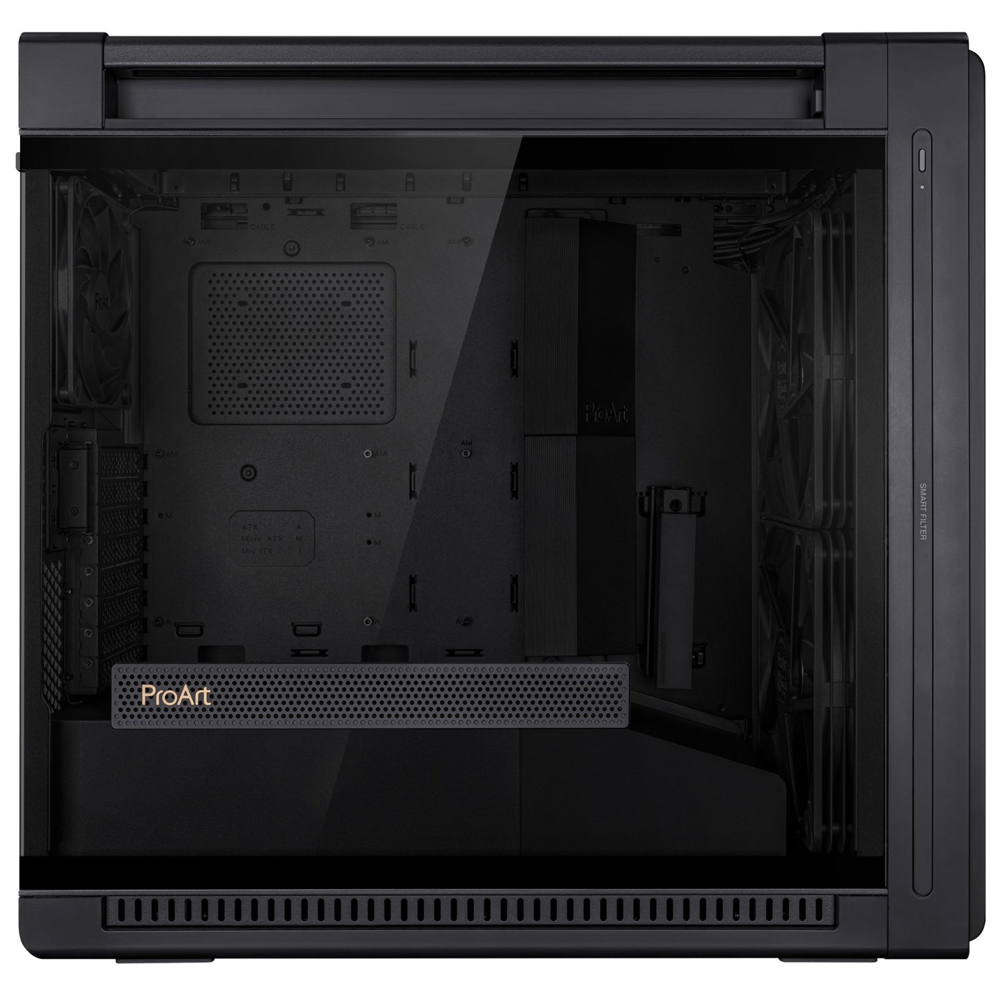 ASUS ProArt PA602 Midi Tower Black PC Case