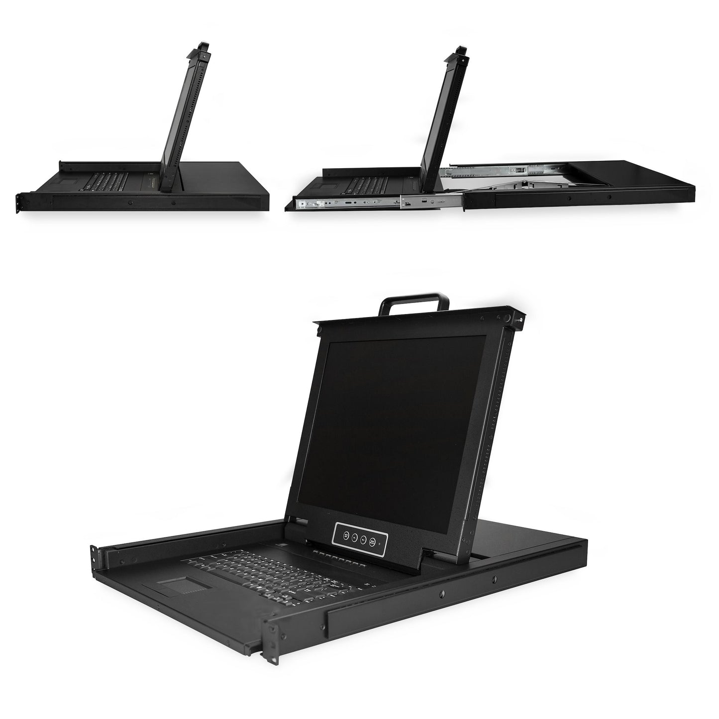 StarTech.com 8 Port Rackmount KVM Console w/ 6ft Cables - Integrated KVM Switch w/ (NS1708K)