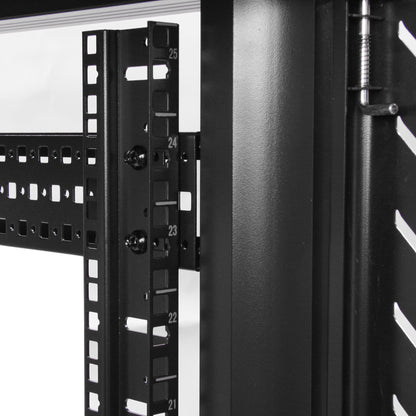 StarTech.com 32U Enterprise-Grade Flat Pack Server Rack Cabinet, 19in Enclosed
