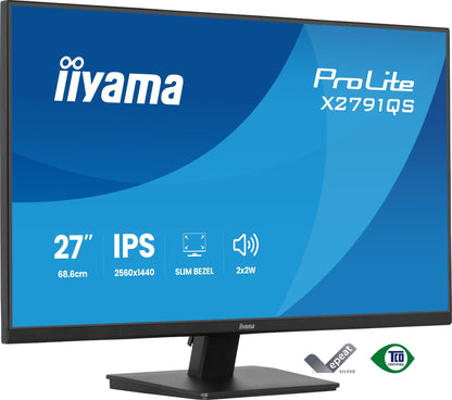 iiyama ProLite X2791QS-B1 27" QHD IPS Monitor