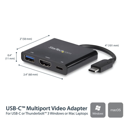 StarTech.com Multiport Adapter PD Thunderbolt 3 Docking Station 60W