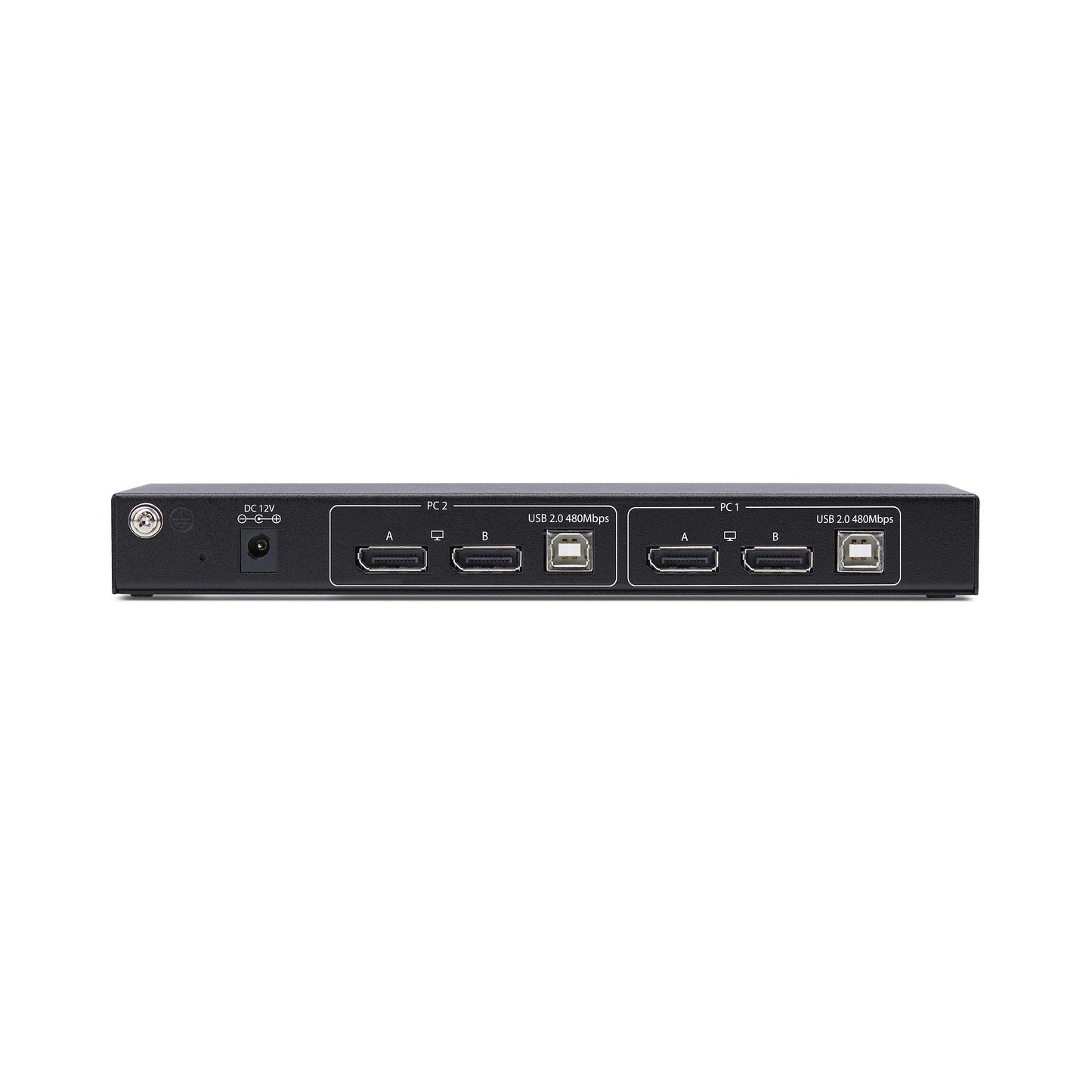 StarTech.com 2-Port Dual-Monitor DisplayPort KVM Switch with Dual View Video Matrix