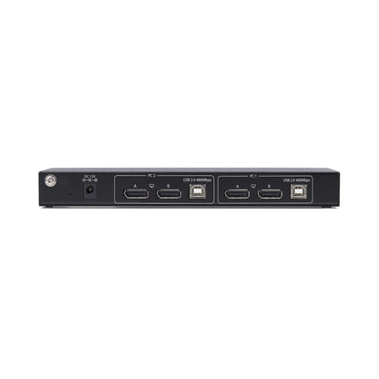 StarTech.com 2-Port Dual-Monitor DisplayPort KVM Switch with Dual View Video Matrix