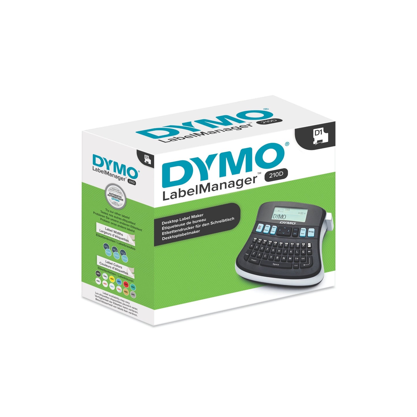 DYMO LabelManager Desktop Label Maker | 210D+ All-Purpose Portable Label Label Printer