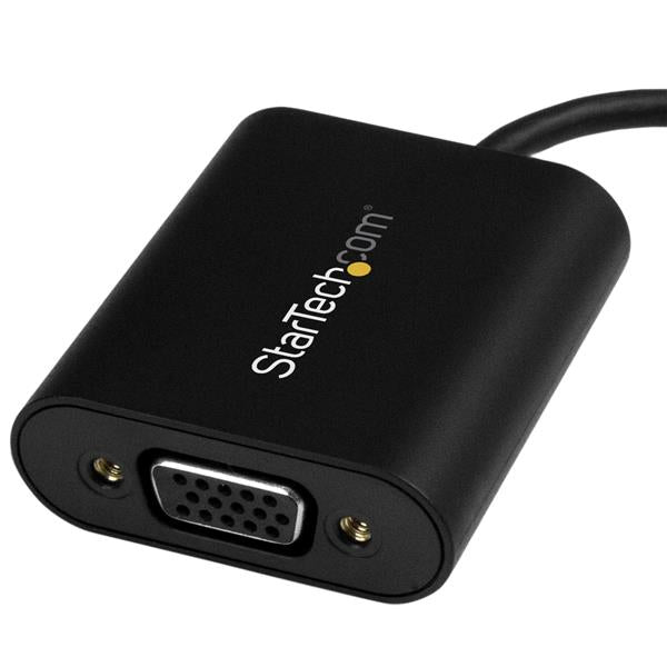 StarTech.com USB-C to VGA Adapter - with Presentation Mode Switch - 1920x1200 Hub