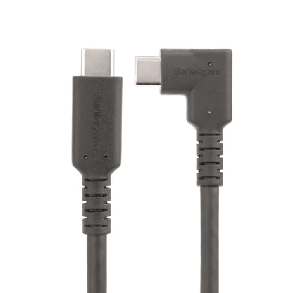 StarTech.com 3ft (1m) USB-C Cable, Right-Angled, USB 10Gbps, 100W (5A) Power
