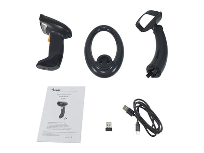 Equip Wireless 2D Dual Mode 2.4GHz + Bluetooth Barcode Scanner, with Stand